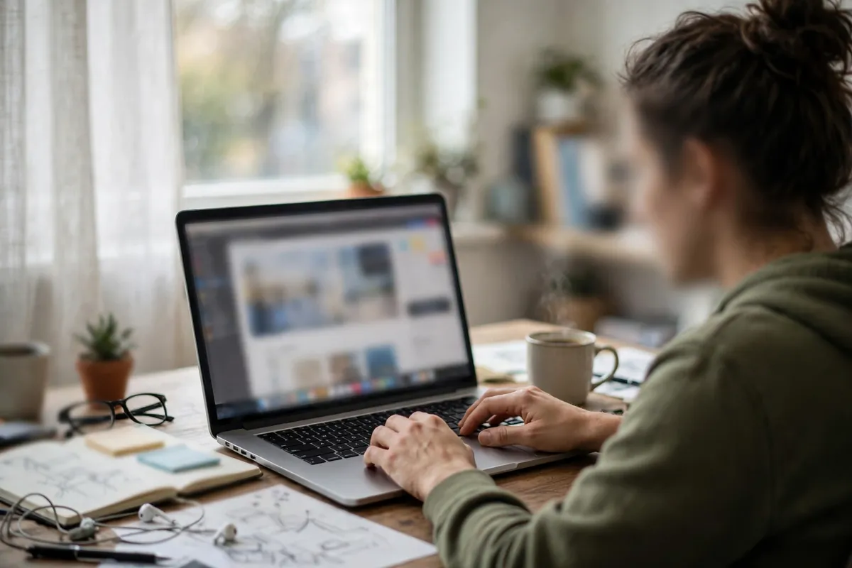Website design service — modern business website layout